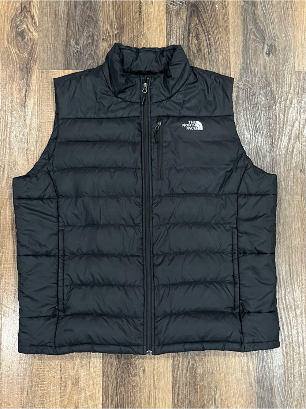 The North Face Men’s 2XL Aconcagua Black Puffer Goose Down 550 Insulated Vest